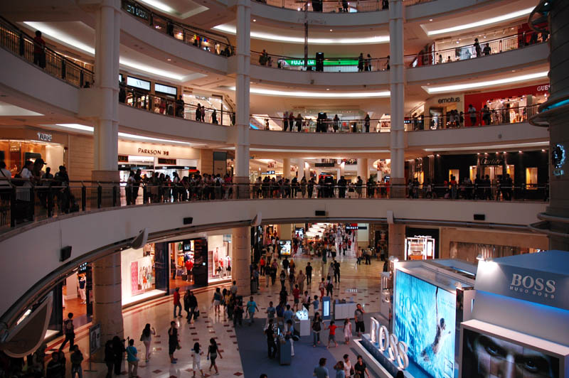 Malls that have everything your heart might desire and lots of restaurants